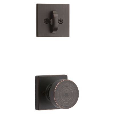 Image for Pismo and Deadbolt Interior Pack (Square) - Deadbolt Keyed One Side - for Signature Series 800 and 687 Handlesets